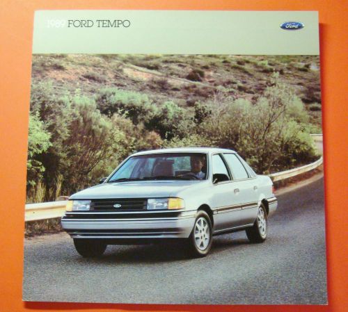1989 ford tempo showroom sales brochure...24 - pages