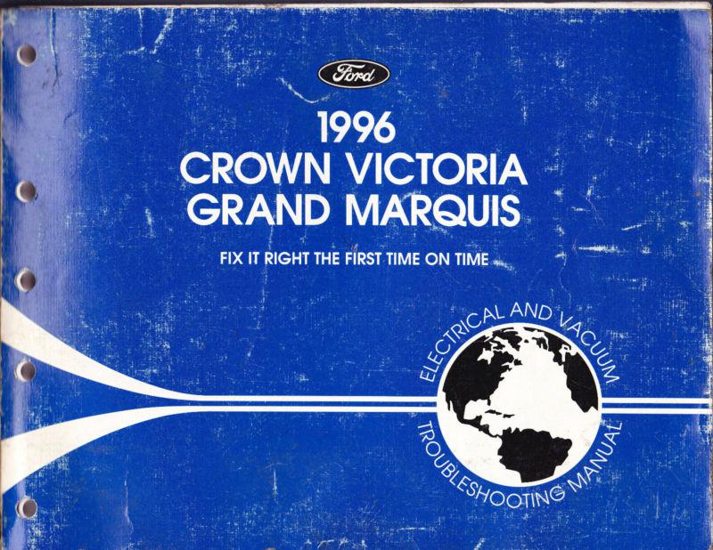 1996 crown victoria & grand marquis wiring diagrams service manual