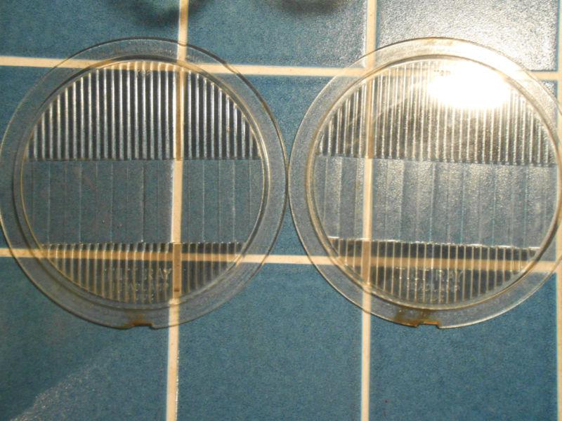 Vintage pr. tilt ray 9.5"  flat glass headlight lenses designed for mazda 111.0