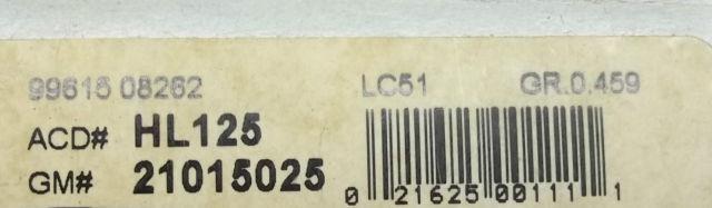  new ac delco hl125 gm 21015025 engine valve lifter