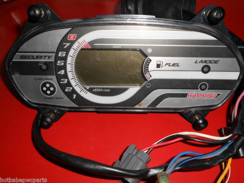 2012-2013 yamaha jet ski pwc vx cruiser/deluxe gauge meter assembly 16.5 hours