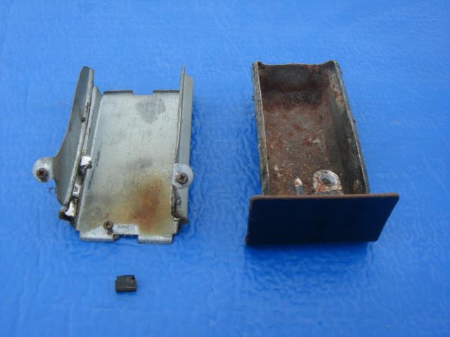 1966-67 pontiac acadian chevy ii nova ss ashtray orig gm with bracket & screws