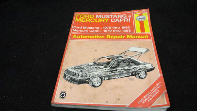 Haynes #36050 1979-1993 ford mustang/ mercury capri automotoive repair manual