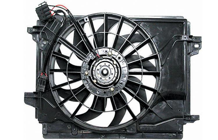 Replacement ac condenser radiator cooling fan chevy corvette cadillac 15819952