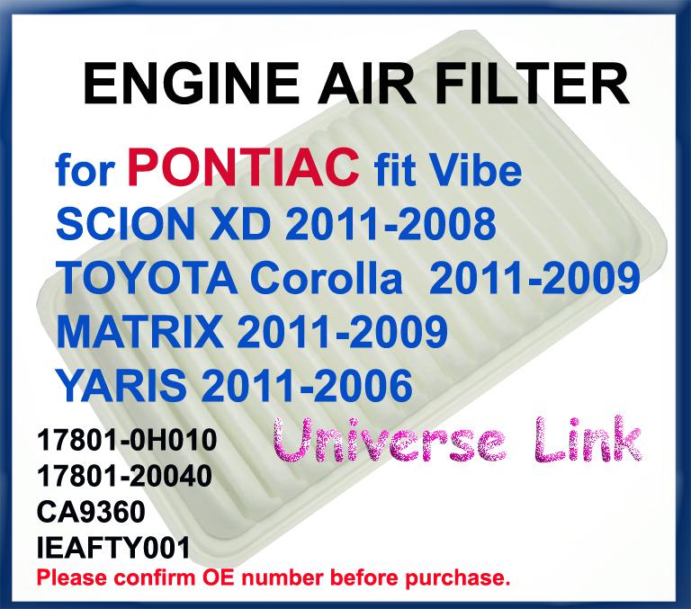 Af5432 engine air filter toyota lexus es300 es330 rx350 rx330 17801-oh010 new