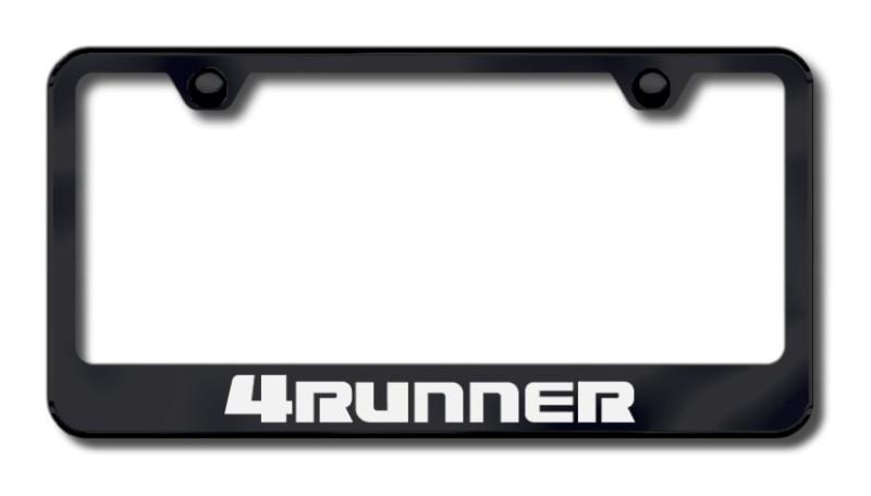 Toyota 4runner laser etched license plate frame-black made in usa genuine