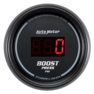 Autometer 2-1/16in. boost; 0-60 psi; digital black