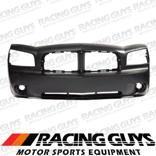 06-09 dodge charger 4dr front bumper cover new facial plastic primered ch1000461