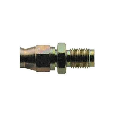 Fragola 650601 fitting brake -3 an hose to male 3/8-24" steel zinc plated each