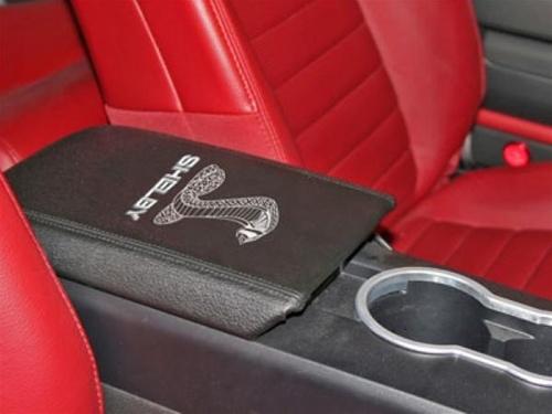 2005-2009 ford mustang embroidered shelby tiffany cobra console arm rest cover  