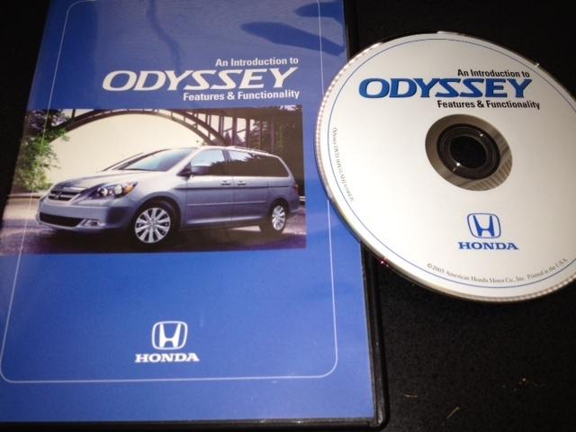 Honda odyssey dvd navigation disc for 2005 and up