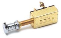 Brass boat marine on-off-on push pull switch 3 position