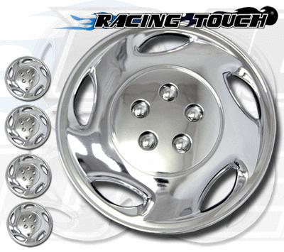 4pcs set 15" inches metallic chrome hubcaps wheel cover rim skin hub cap #941