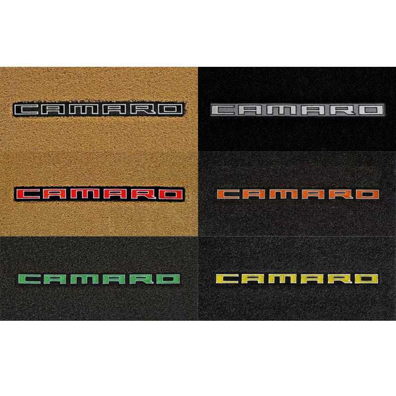 Camaro 1pc trunk carpet floor mat-choice of carpet color & logo on trunk mat