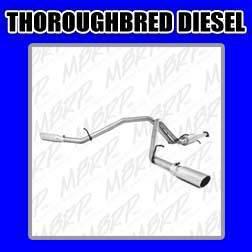 Mbrp gas exhaust 07/08 chevy 1500 (new body style) v8 cat back dual side s5038al