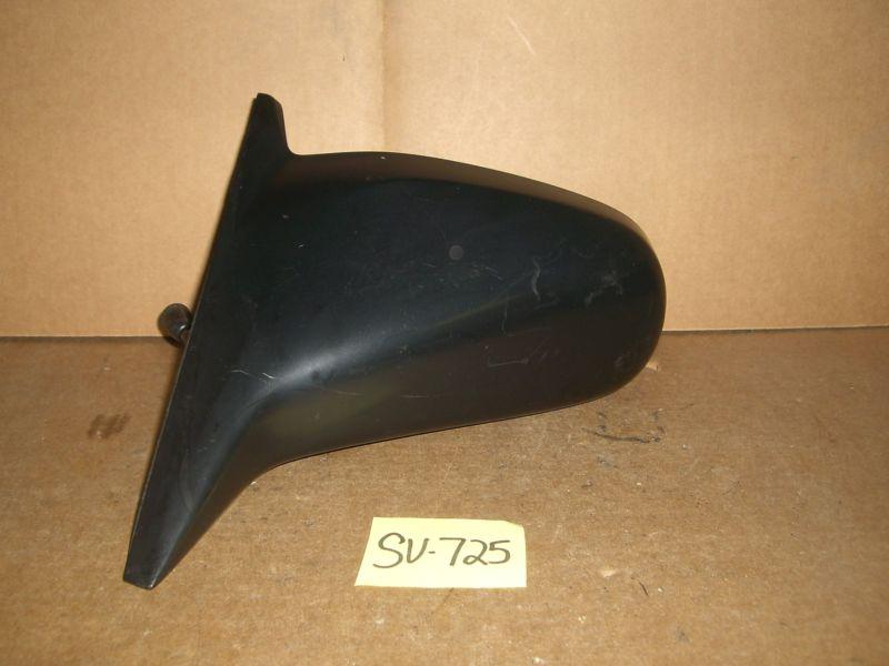 96-00 honda civic 4dr sedan left hand lh drivers side view mirror manual