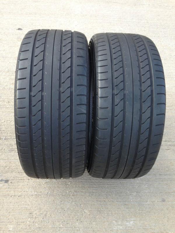 (2) pair yokohama advan a10 245/40r18 93y "7-8/32" ultra high performance tires
