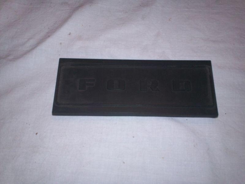 Original ford econoline radio block off plate