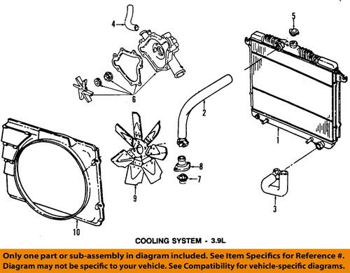 Dodge oem 52029181ac cooling fan-lower shroud