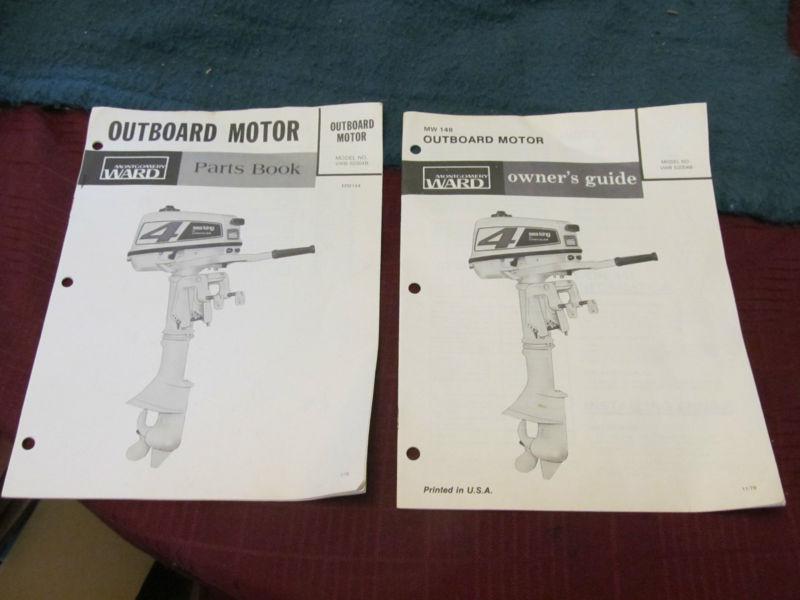 Montgomery ward 4 hp sea king owners guide & parts book