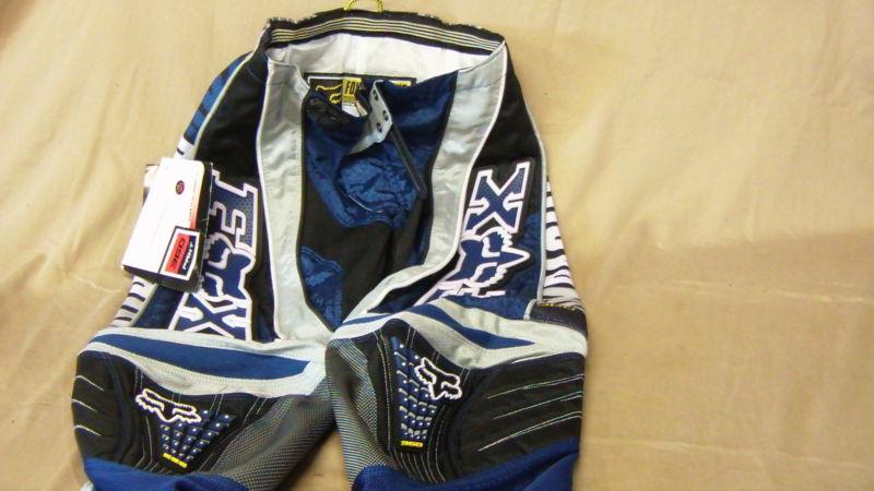 Fox 360 mx pants size 30 blue motocross motorcycle ahrma vmx enduro offroad race