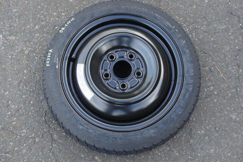 06-11 honda civic spare tire wheel disc rim  donut 125/70/15 good year oem