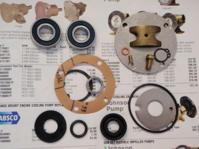 Johnson pump repair kit 10-245699-13mjk bearings small parts engine water pump