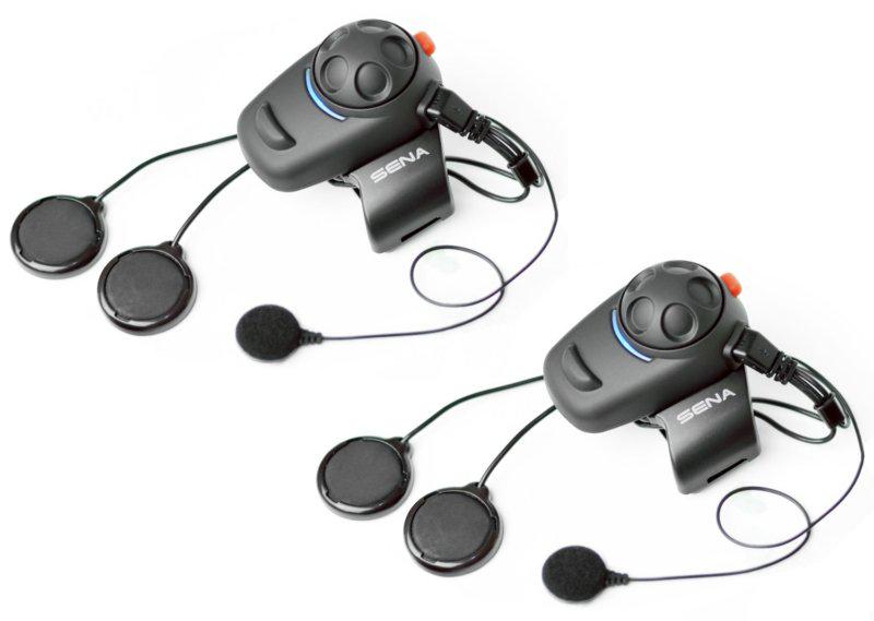 Sena smh5d-02 dual headset / intercom full-face helmet kit for motorcycle new