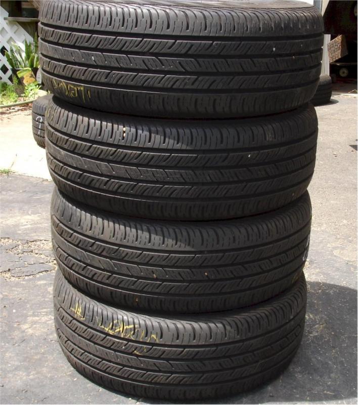 4 continental pro contact   used tires, p225-60-r18