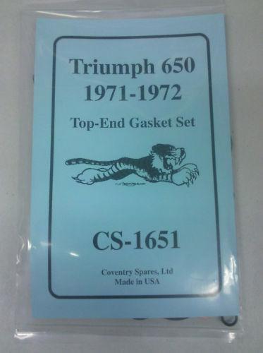 Triumph top end gasket kit 71-72 650