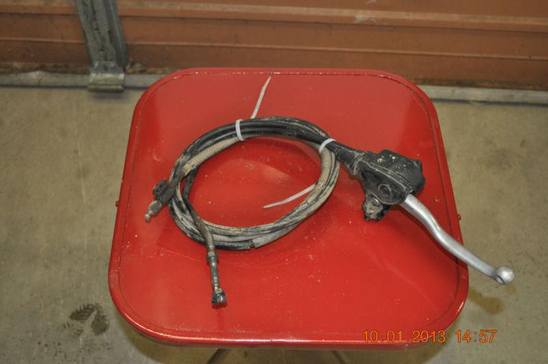 2001 kawasaki mojave 250 clutch lever, perch and cable  5