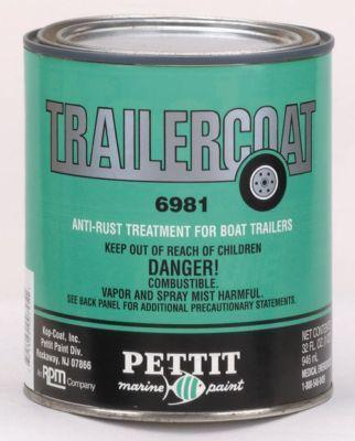 Pettit trailercoat 6981 quart can paint for trailers