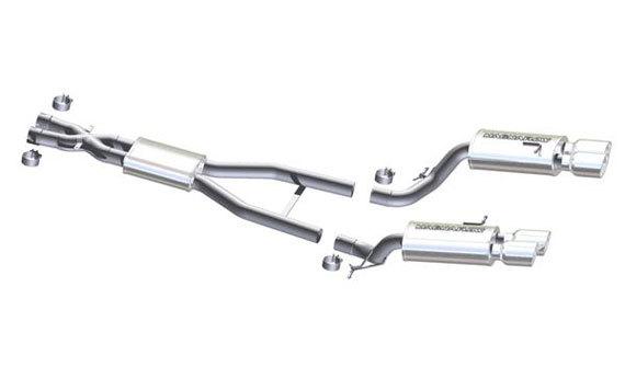 2006-2010 5.0l bmw m6 magnaflow 2.5" stainless cat-back exhaust with tip 16754