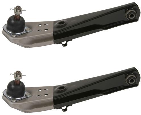 1965-1966 ford mustang lower control arms black/grey correct style