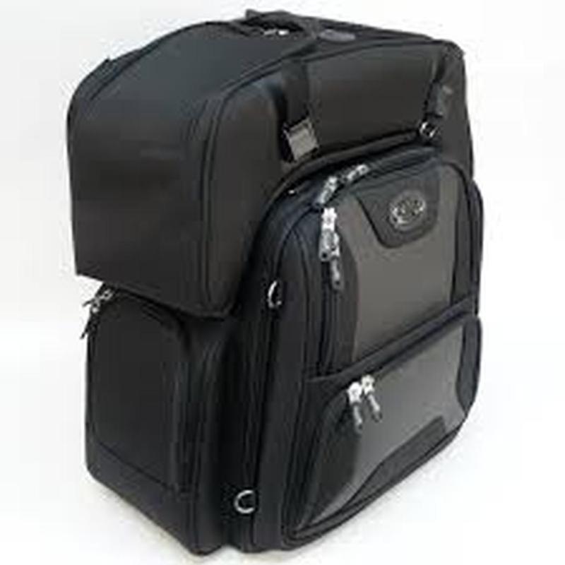 Saddlemen sport sissy bar/combo bag ftb3600 saddlebags,black,20" w x21"h x11.5"d