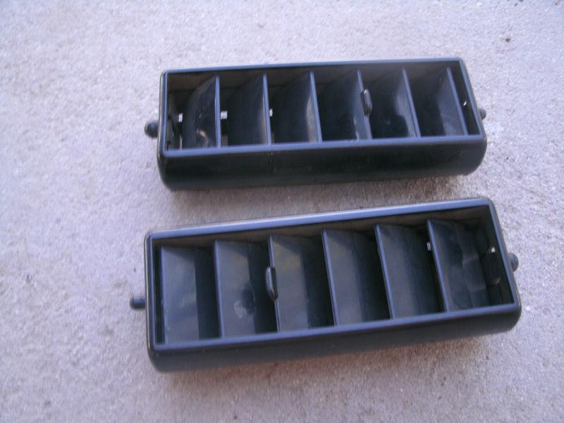 1982-1992 camaro center dash vent trim panels- black oem