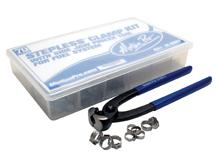 Motion pro 70-pc stepless clamp fuel line fittings kit w/pincer tool,7.8-18.0 mm