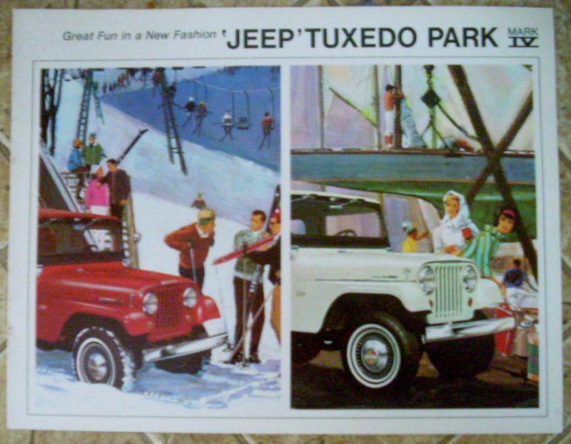 Nos 1963 ? kaiser jeep tuxedo park mark iv sales brochure