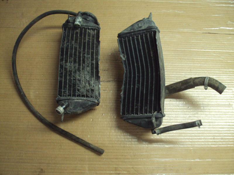 85 1985 suzuki rm 250 rm250 motorcycle radiator coolant hoses heat exchange