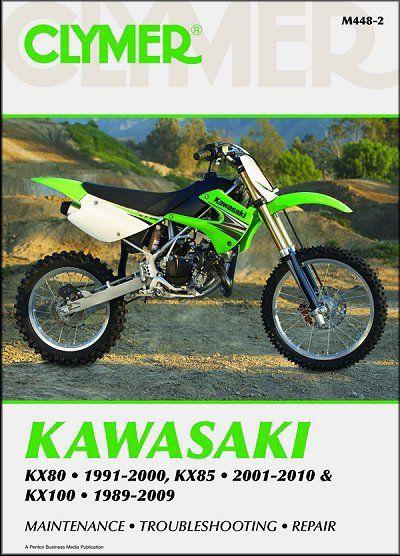Kawasaki kx80 1991-2000, kx85, kx85-ii 2001-2010, kx100 1989-2009 repair manual