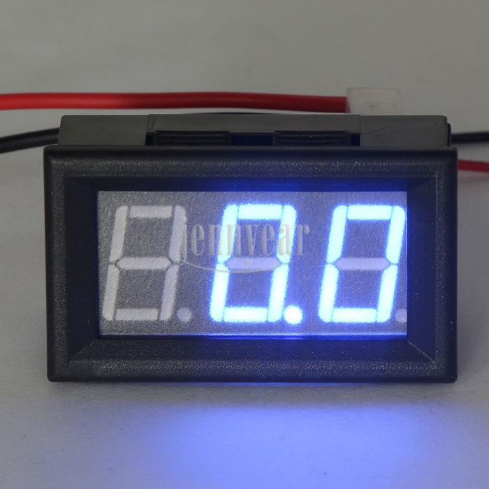 0.56"amper ammeters digital electric meter 0-100a dc led blue amperemeter+shunt