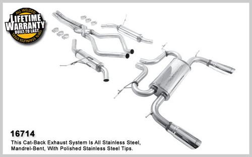 Magnaflow 16714 land rover truck range rover stainless cat-back exhaust