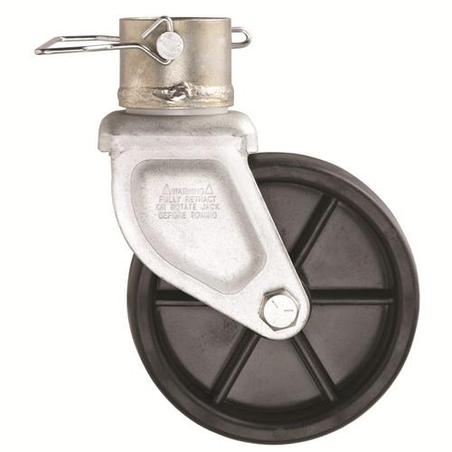 1400750340 pro series 6" poly caster for trailer jack