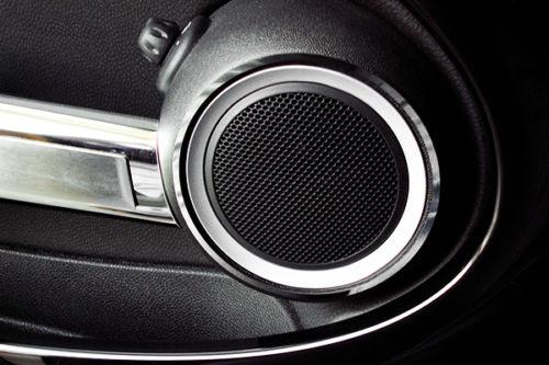 Acc 191007 - 07-10 mini cooper polished speaker bezel car interior chrome trim