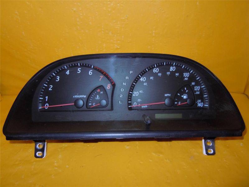 02 03 04 camry speedometer instrument cluster dash panel gauges 131,394