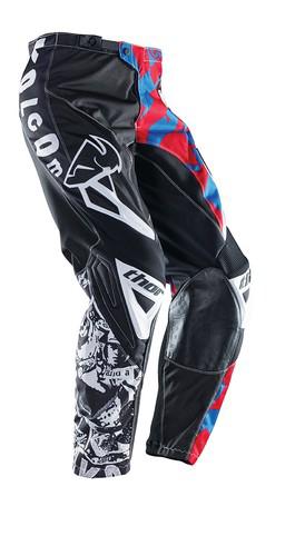 Thor phase volcom pants red blue 32 new 2014