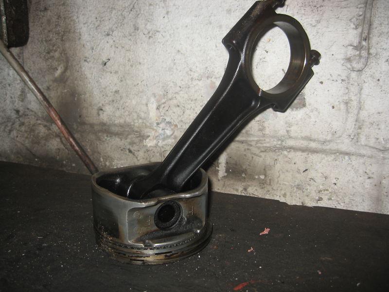 Piston and connecting rod with cap for dodge 3.7 engine