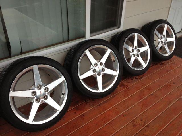 Corvette c6 wheels and tires