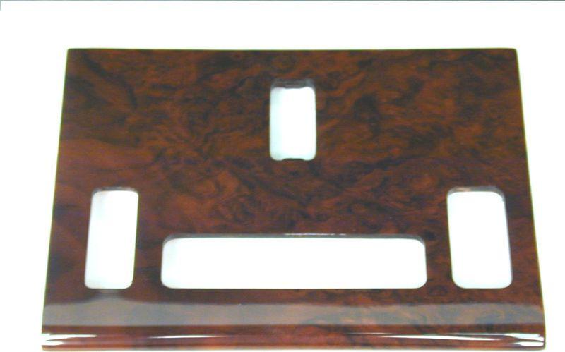Mercedes burl wood dash panel overlay, 86-89, 560sl, wk-107acb5