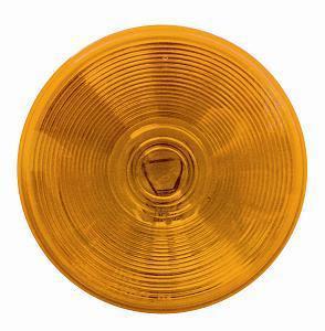 Four ( 4 ) incandescent 4 inch amber round grommet mount turn park lights